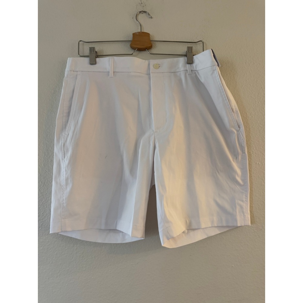 Walter Hagen Golf Shorts PureFlex Elastic Waist 9in Inseam 36 White NWT